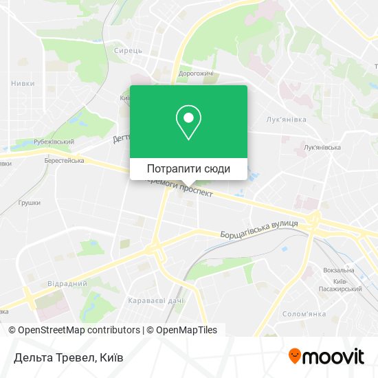 Карта Дельта Тревел