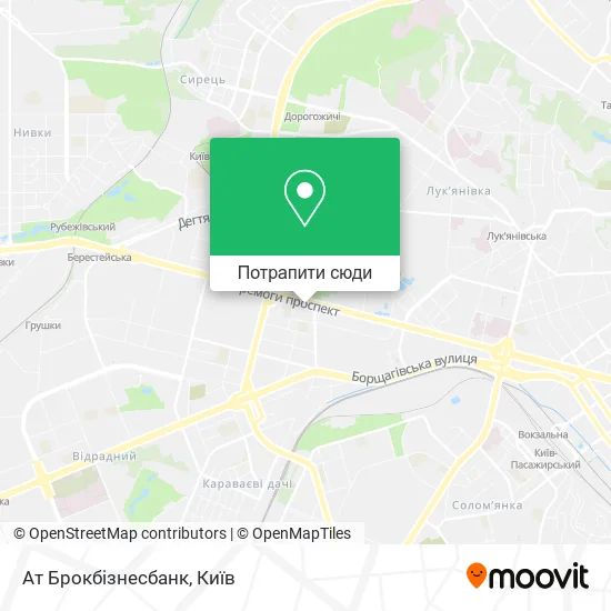 Карта Ат Брокбізнесбанк