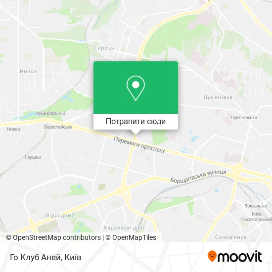 Карта Го Клуб Аней