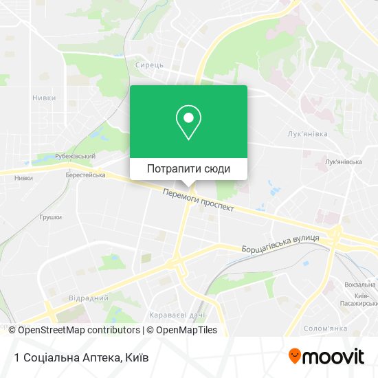 Карта 1 Соціальна Аптека