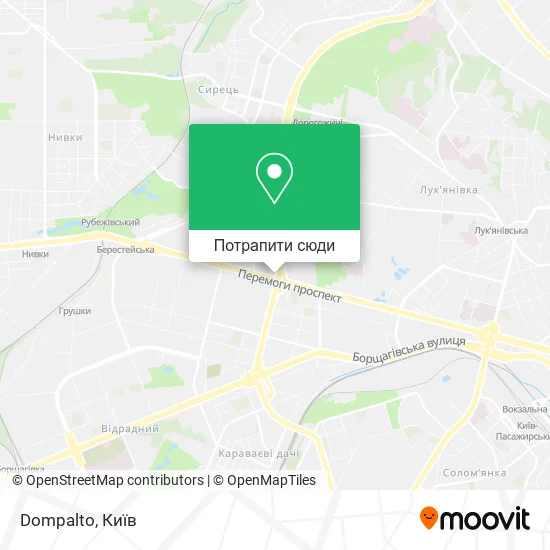 Карта Dompalto