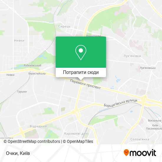 Карта Очки