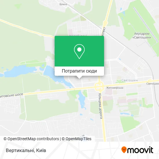 Карта Вертикальні