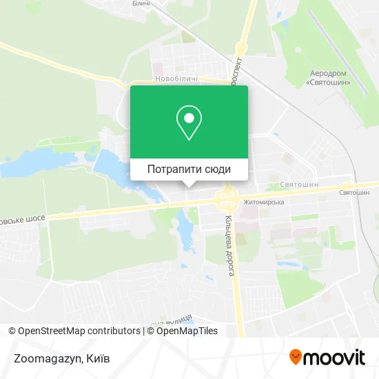 Карта Zoomagazyn