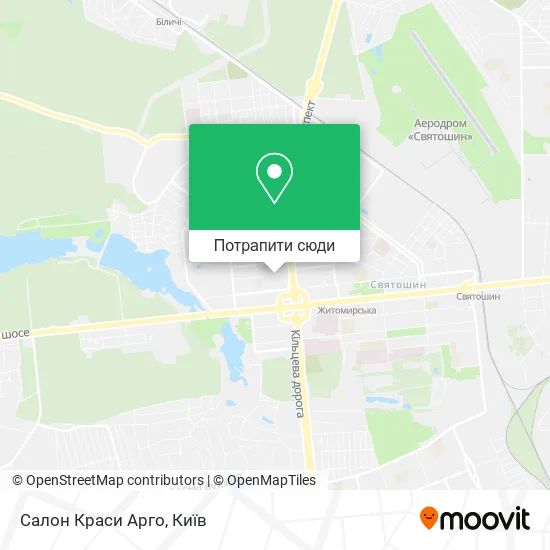 Карта Салон Краси Арго