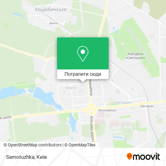 Карта Samotuzhka