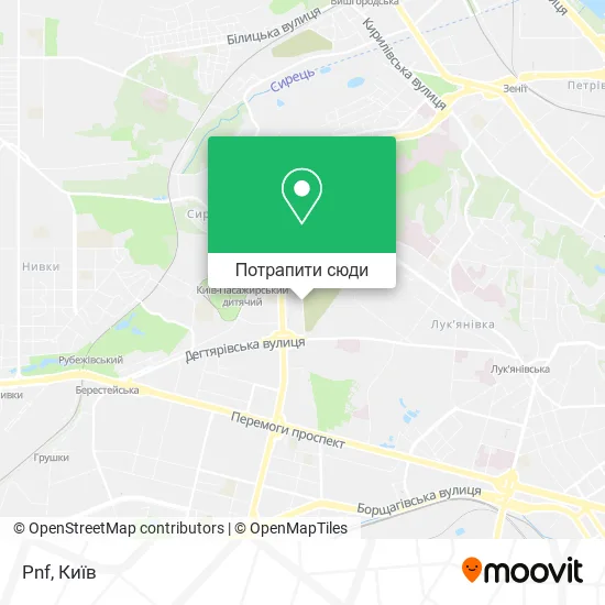 Карта Pnf