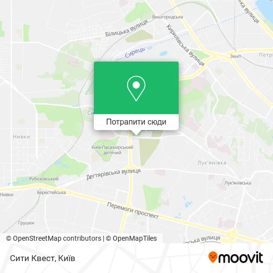 Карта Сити Квест
