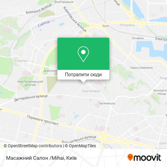 Карта Масажний Салон /Mihai