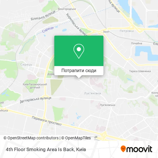 Карта 4th Floor Smoking Area Is Back