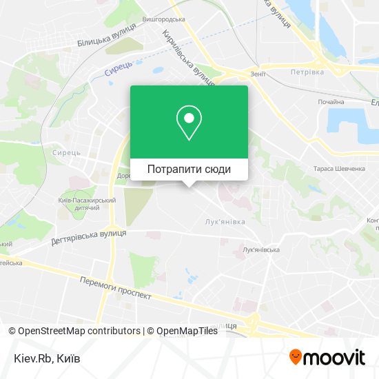 Карта Kiev.Rb