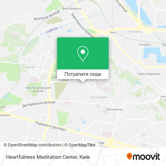 Карта Heartfulness Meditation Center