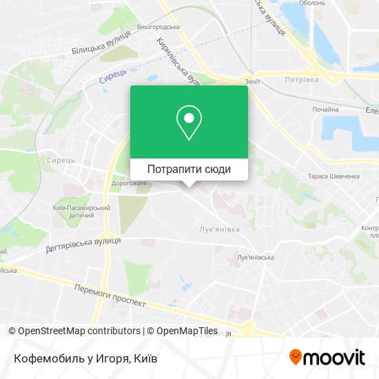 Карта Кофемобиль у Игоря