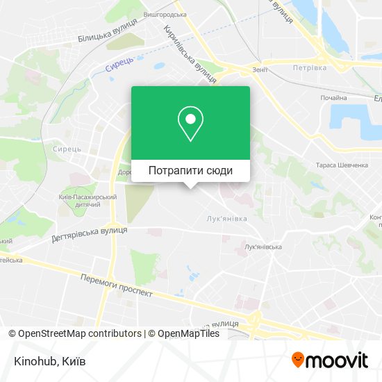 Карта Kinohub