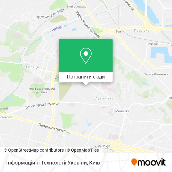 Карта Інформаційні Технології України