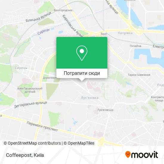 Карта Coffeepost