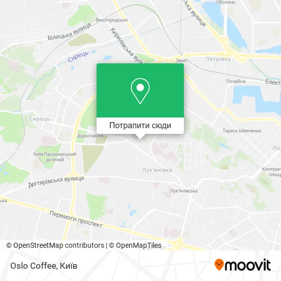 Карта Oslo Coffee