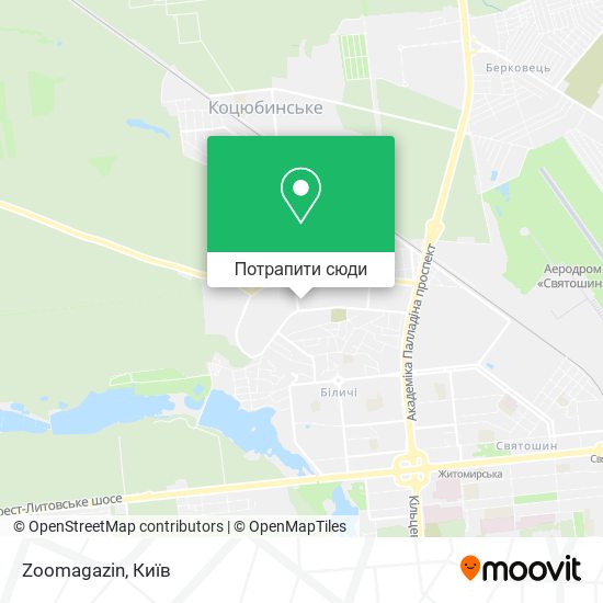 Карта Zoomagazin