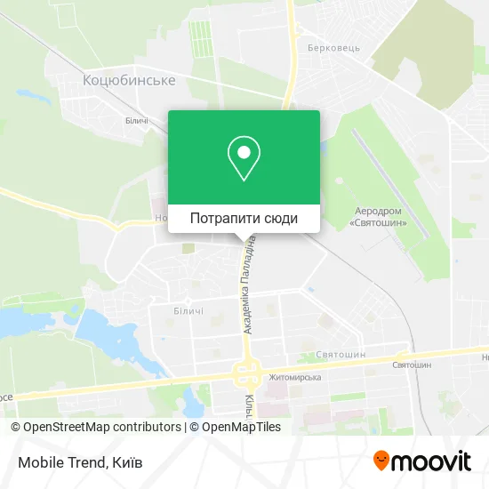 Карта Mobile Trend