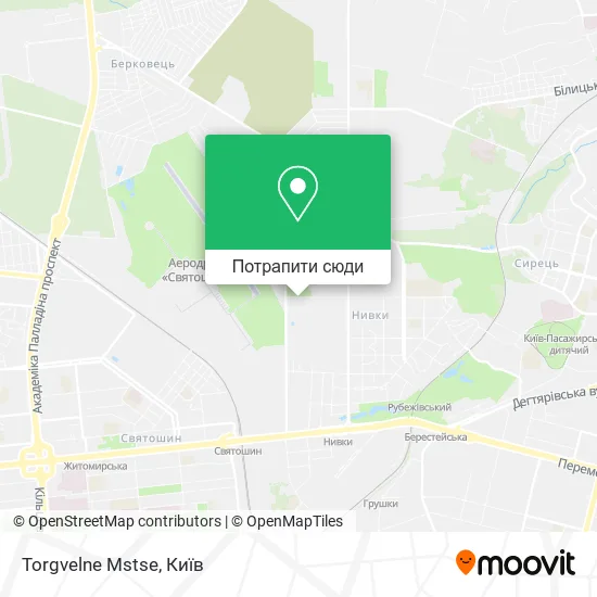 Карта Torgvelne Mstse