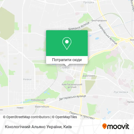 Карта Кінологічний Альянс України