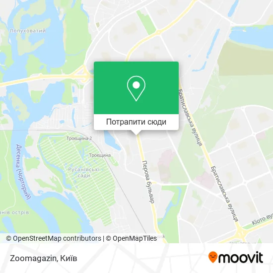 Карта Zoomagazin
