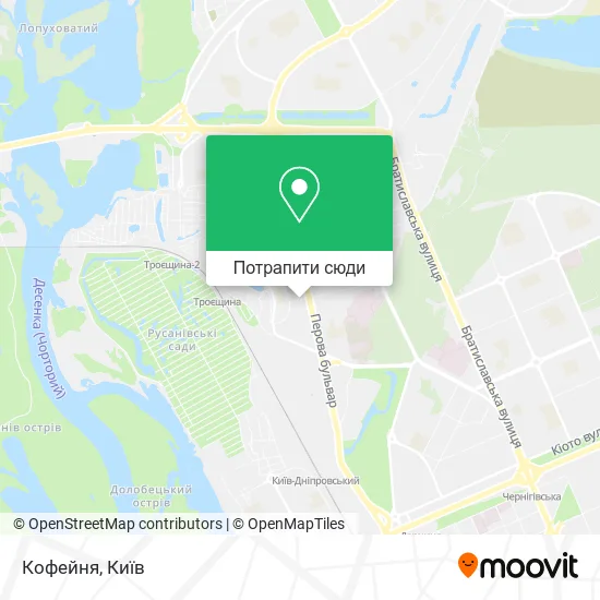 Карта Кофейня