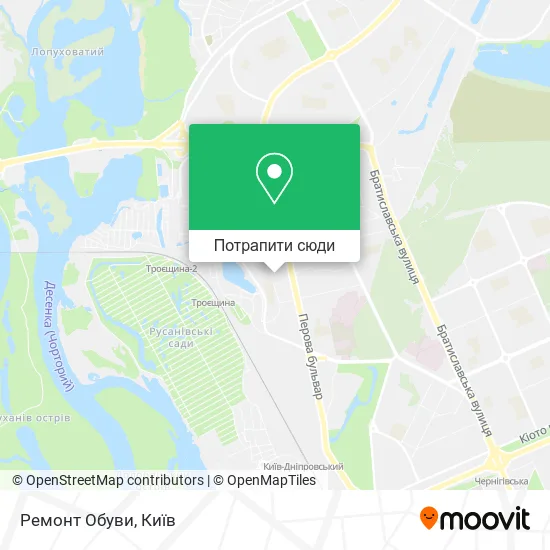 Карта Ремонт Обуви