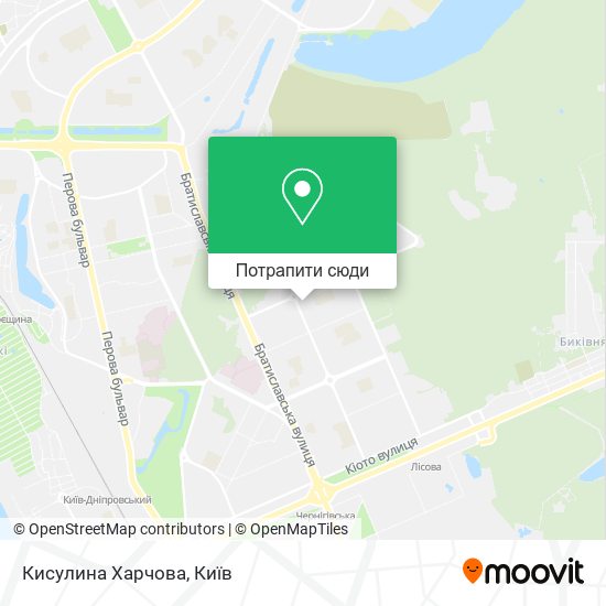 Карта Кисулина Харчова