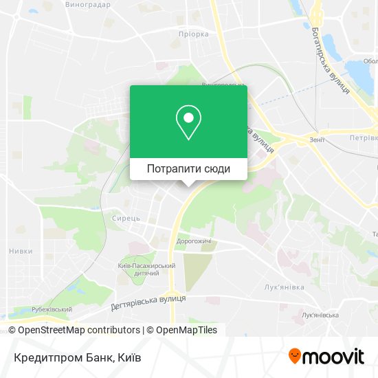 Карта Кредитпром Банк