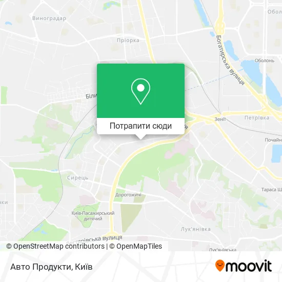 Карта Авто Продукти