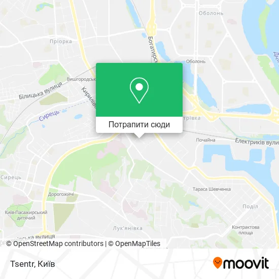 Карта Tsentr