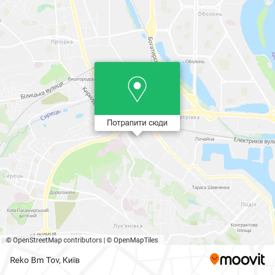 Карта Reko Bm Tov