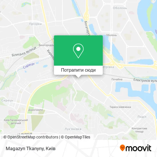 Карта Magazyn Tkanyny