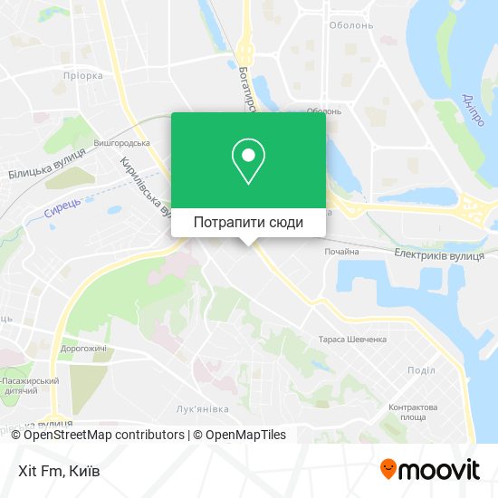 Карта Xit Fm
