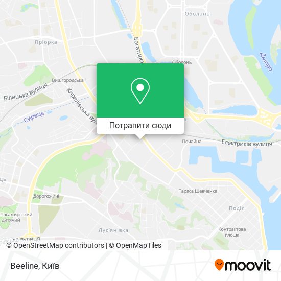 Карта Beeline