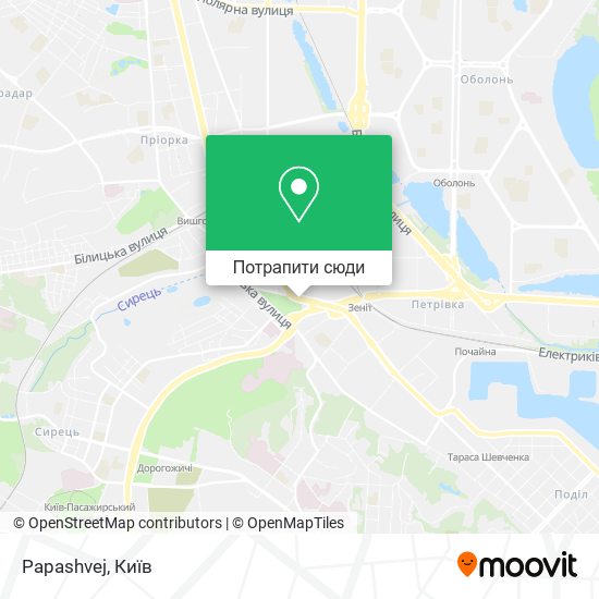 Карта Papashvej