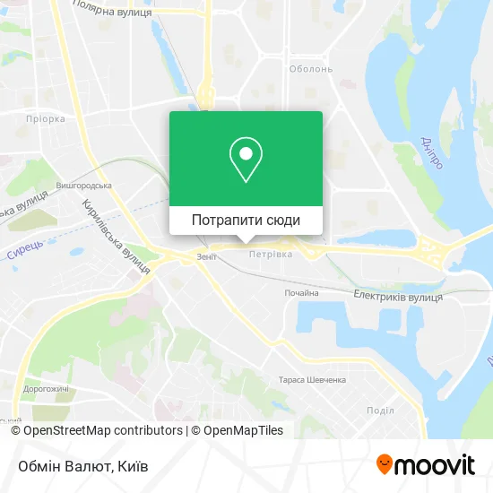 Карта Обмін Валют