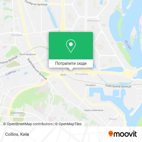 Карта Collins