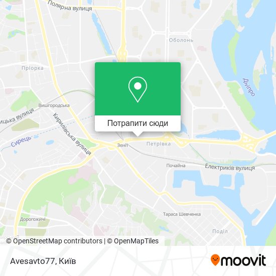 Карта Avesavto77
