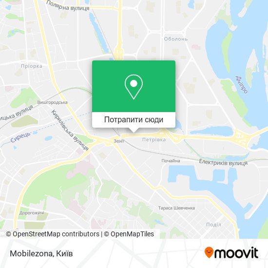 Карта Mobilezona