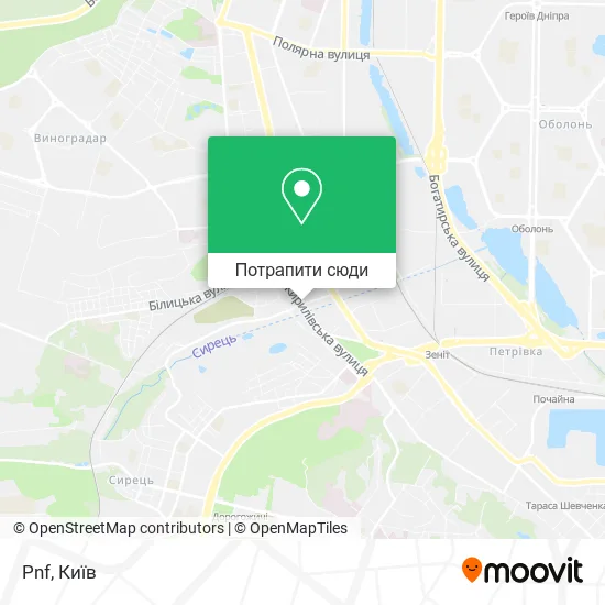 Карта Pnf