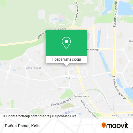 Карта Рибна Лавка