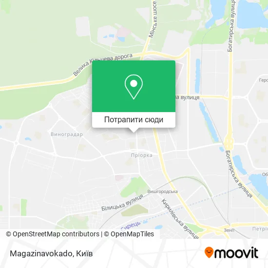 Карта Magazinavokado