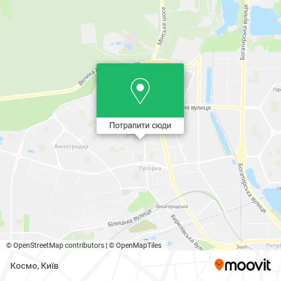 Карта Космо