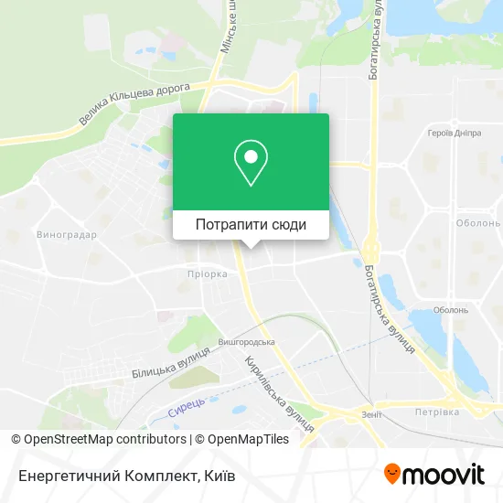 Карта Енергетичний Комплект