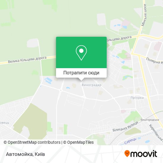 Карта Автомойка