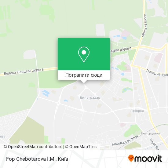 Карта Fop Chebotarova I.M.