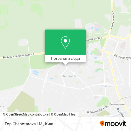 Карта Fop Chebotarova I.M.