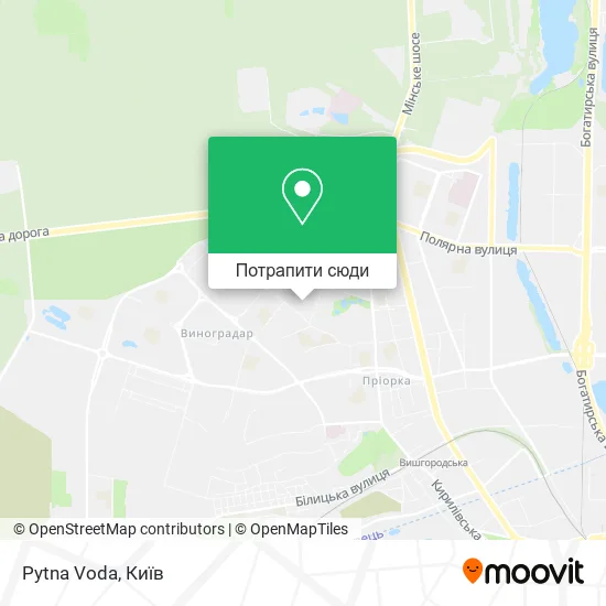 Карта Pytna Voda